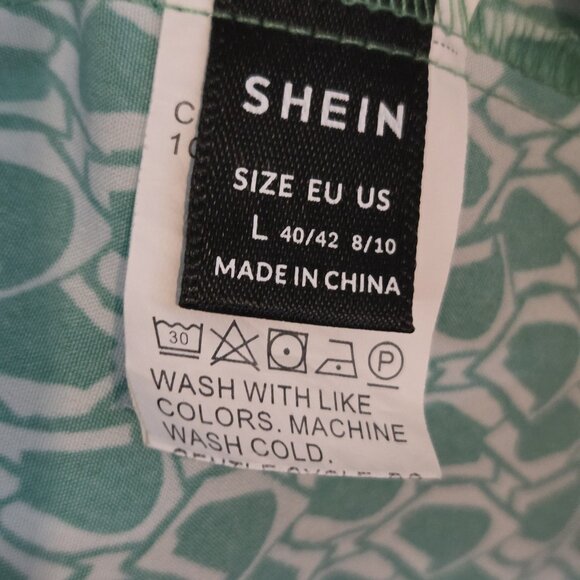 Boho Top Size Large Anegada Style Embroidered Puff Sleeve Ruffle Collar Blouse - Picture 8 of 13